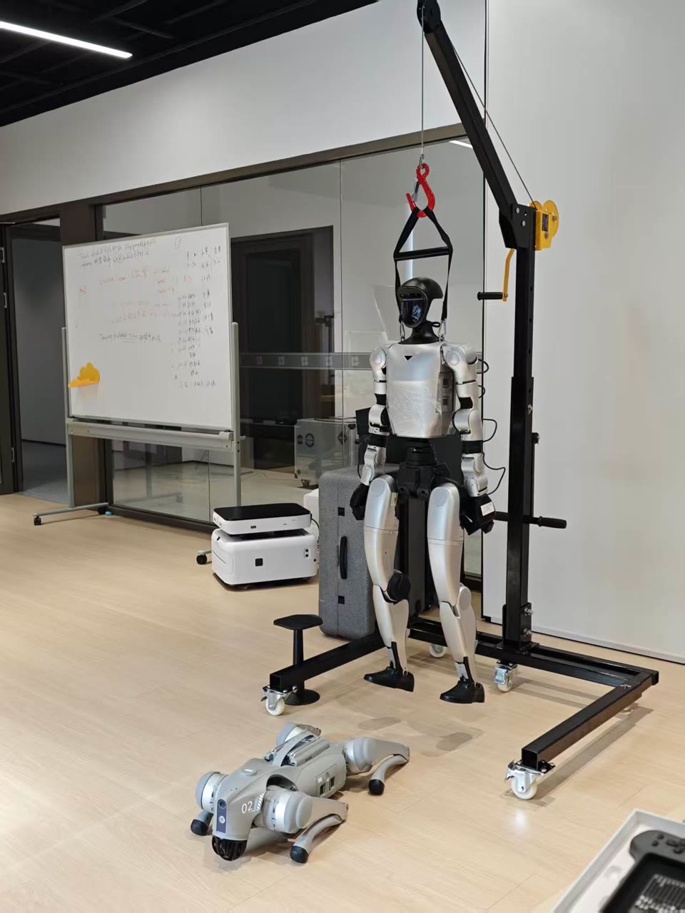 G1 and Go2 in the lab